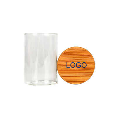 Airtight Food Borosilicate Glass Storage Jars For Herbs Tea