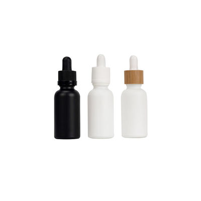 Customized Printing Color Dropper Bottle for Essential Oil and Serum  Child Resistant Black Glass Bottle with Dropper