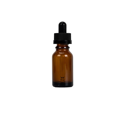 Customized Printing Color Dropper Bottle for Essential Oil and Serum  Child Resistant Black Glass Bottle with Dropper