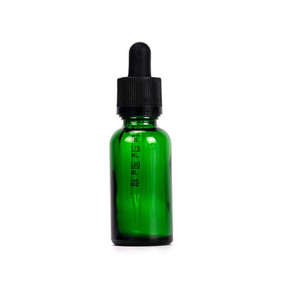 Childproof Glass Dropper Bottle 30ml 1oz Clear Blue Amber Green