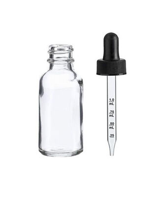 30ml Transparent Clear Glass Dropper Bottle Glass Tincture Bottles