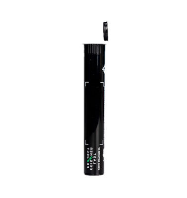 Child Resistant Pop Top Tube For Pre Rolls Cigar Tube Custom Black Pop Top Tubes