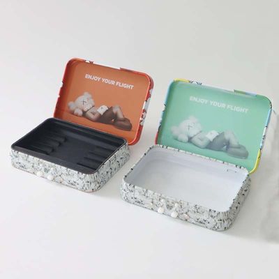 Child Resistant Tin Box with Matte Surface Finish Lead Time 20-30 Days