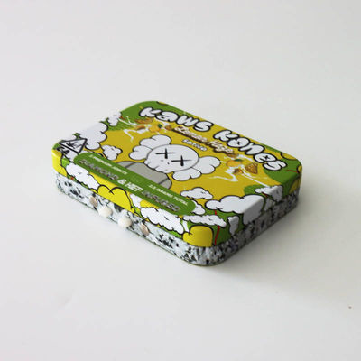 Airtight Cigarette Metal Tin Childproof Tin Box for Mint Candy Cones Usage