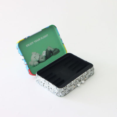 Convenient Prerolls Cigarette Metal Tin Made of Tinplate for Durable and Stylish Storage
