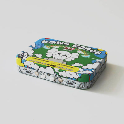 Child Resistant Tin Box with Matte Surface Finish Lead Time 20-30 Days