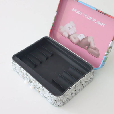 Child Resistant Tin Box with Matte Surface Finish Lead Time 20-30 Days
