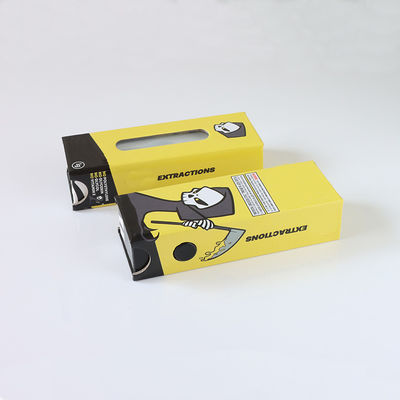 Vape Cartridge Box Child Safe Button Drawer Paper Box with Window for 510 Cartridge