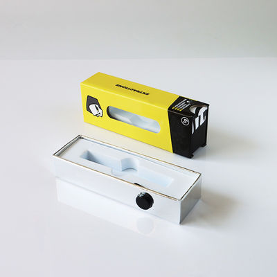 Vape Cartridge Box Child Safe Button Drawer Paper Box with Window for 510 Cartridge