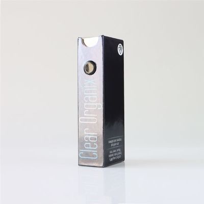 Vape Cartridge Box Child Safe Button Drawer Paper Box with Window for 510 Cartridge