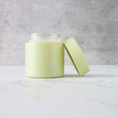 CR Flower Bud Jar Child Resistant Airtight Smell Proof Black Screw Cap Glass Jars for Gummies Herbs Storage