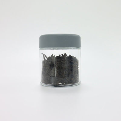 2oz 3oz Custom Logo Glass Weed Holder Jar With Child Resistant Screw Cap