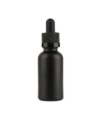Customized Printing Color Dropper Bottle for Essential Oil and Serum  Child Resistant Black Glass Bottle with Dropper