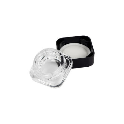 5ml Square Concentrate Glass Jar Child Resistant Cube Jar