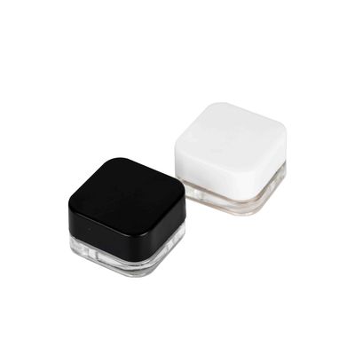 Child Resistance Certified 5ml Concentrate Glass Jar with CR Screw Cap 5ml 9ml Square Jar