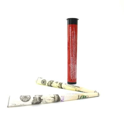 Green Black Custom Color Pop Top Tubes For Prerolls Custom Printed Joint Plastic Tubes for Cigarette
