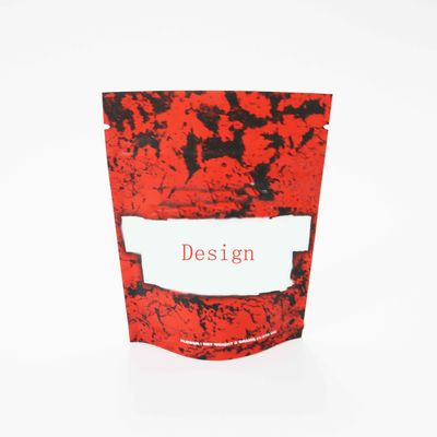 Child Resistant Mylar Weed Packaging with Customized Logo and Childproof Zipper Top