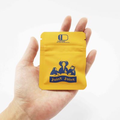 Child-Resistant Zipper Smell Proof Stand Up Mylar Pouch Bag