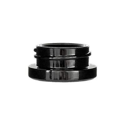 9ml Child Resistant Concentrate Glass Jars Thick Wall Small Black Jar with Black Cap
