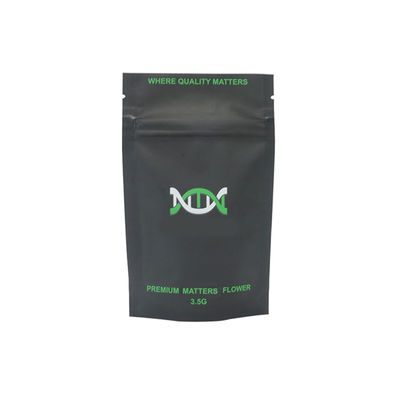 Recyclable Childproof Zipper Top Mylar Bags Marijuana Packaging for Fresh and Safe Storage