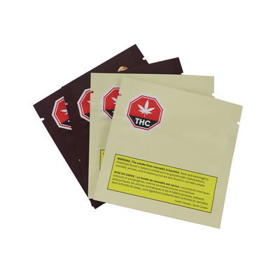 Recyclable Childproof Zipper Top Mylar Bags Marijuana Packaging for Fresh and Safe Storage
