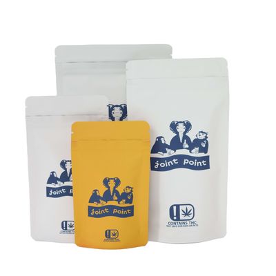 Recyclable Childproof Zipper Top Mylar Bags Marijuana Packaging for Fresh and Safe Storage