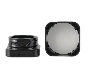 5mL Cube Black Concentrate Container Child Resistant Concentrate Glass Jar