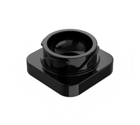 5mL Cube Black Concentrate Container Child Resistant Concentrate Glass Jar