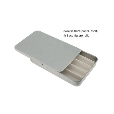Child Resistant Tin Box Perfect for Candy Joint Pre Rolls Solution in Various Sizes
