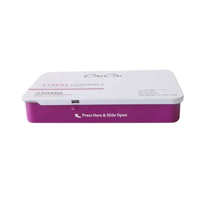 Convenient Prerolls Cigarette Metal Tin Made of Tinplate for Durable and Stylish Storage