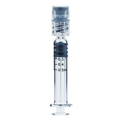 0.5ml Luer Slip Luer Lock Borosilicate Glass Syringes for CBD Oil