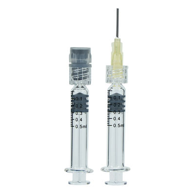 0.5ml Luer Slip Luer Lock Borosilicate Glass Syringes for CBD Oil