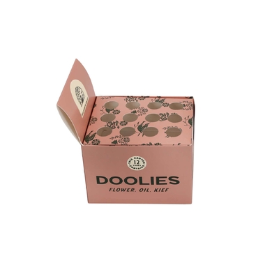 Custom Store Retail Countertop Tabletop Cardboard Display Box Stand Tray for Tubes