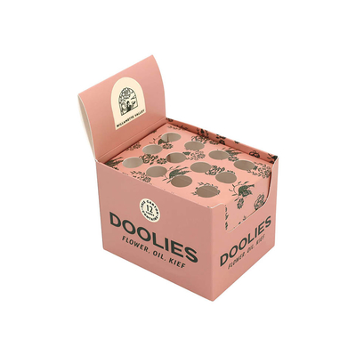Custom Cardboard Counter Top Displays for Pop Top Tubes