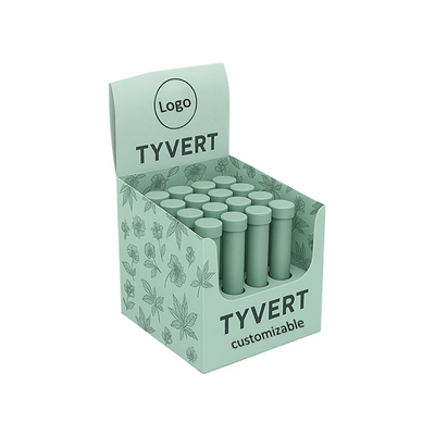 Custom Tabletop Cardboard Display Stand Tray for Preroll Tubes