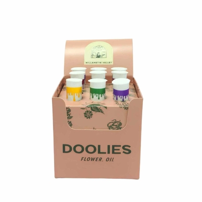 Custom Cardboard Display Box Printed Pop Top Tube Plastic Counter Paper Packaging Display Boxes for Retail Pre Roll Store