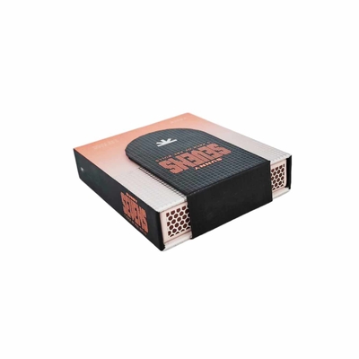 Eco-Friendly Custom Preroll Joint Cigarette Paper Box Packaging with Magnet Closure