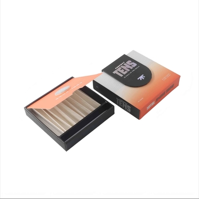 Child Resistant 10 Pack Custom Preroll Magnetic Paper Box Packaging