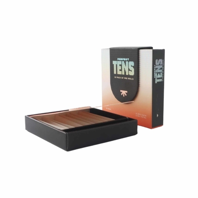 Child Resistant 10 Pack Custom Preroll Magnetic Paper Box Packaging
