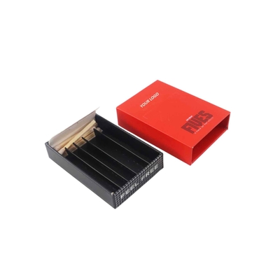Child-Resistant Custom Match Drawer Paper Box for 5 Pack Mini Pre Rolls