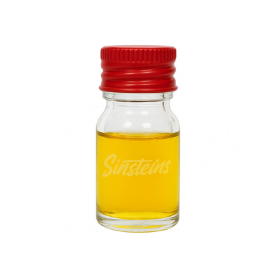 Leakfree Mini Clear Glass Bottle with Metal Lid for Liquid Oil Cosmetics